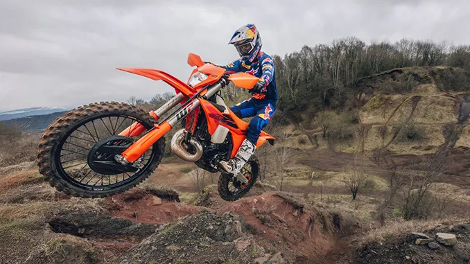 KTM refreshes enduro range for 2027 model year