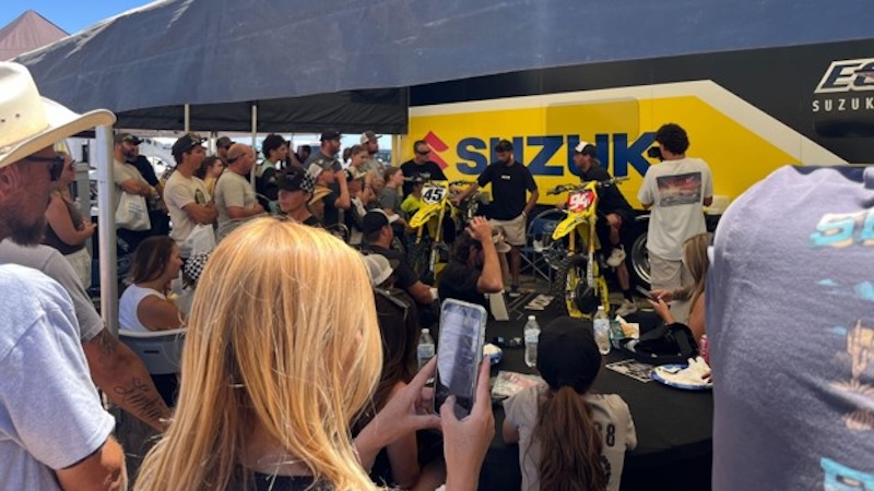 Suzuki’s Roczen converts MX fans into adventure riders