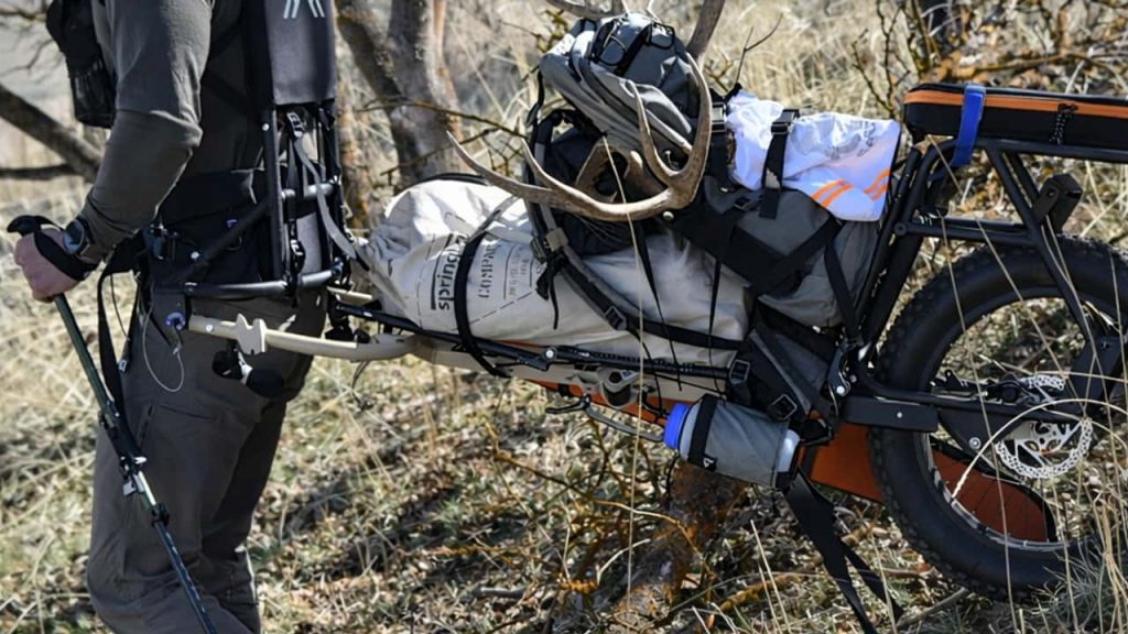A Cut-In-Half E-Bike Makes A Dope Backcountry Hauler, As Well As Keeping a Family Hiking Together