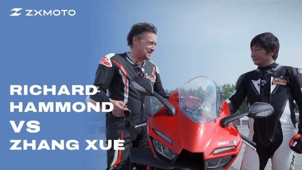 Richard Hammond ‘Compares’ ZXMoto 820RR to a Ducati Panigale V2 on Track. We Have Thoughts