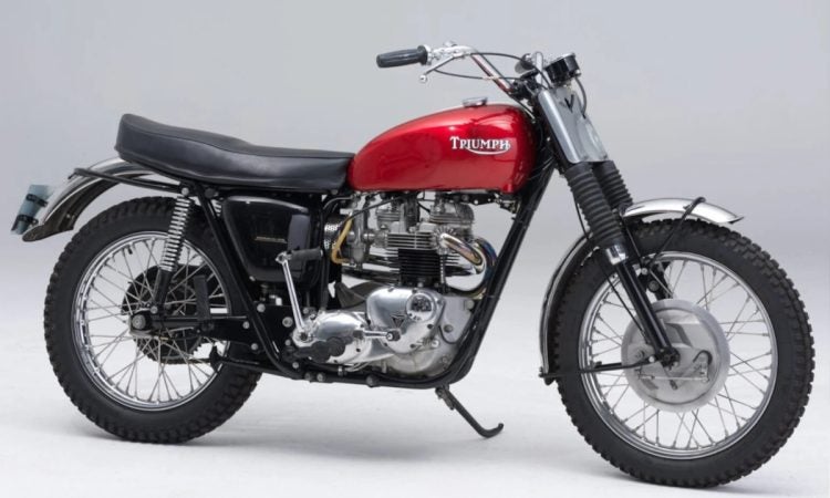 Desert Sled Dreams: Here’s A Gorgeous 1968 Triumph TR6C Trophy For Sale
